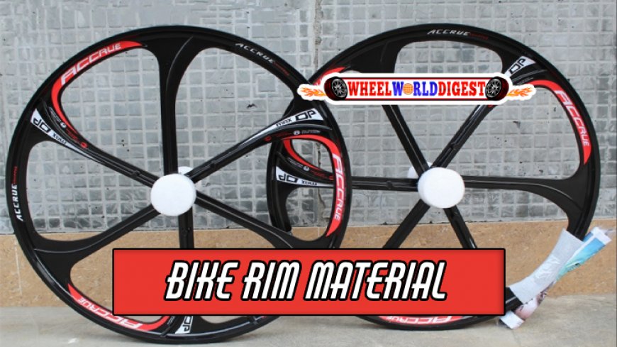 The Influence of Material on Bike Rim Efficiency